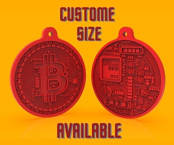 bitcoin 3d modèle monnaie symbole crypto jeton or crypo litecoin lithium science conception argent image signe rétro illustration entreprise abstrait prix loisir diy main outils 3D print model - Mito3D