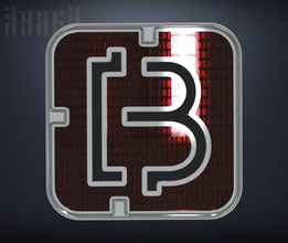 bitcoin icon symbol text type art signs logos 3d print model - Mito3D