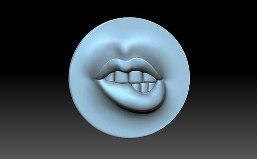 Chiedi labbro labbro labbra cnc bellezza femmina donna viso bocca stucco arredamento arte sculture 3d print model - Mito3D