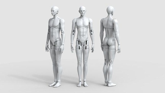 bjd oyuncak bebek oğlan brielle top bağlantı insan 3d baskı Manken vücut yapı Sanat heykeller şekil şablon eklemli üniforma karakter adam kadın 3d print model - Mito3D