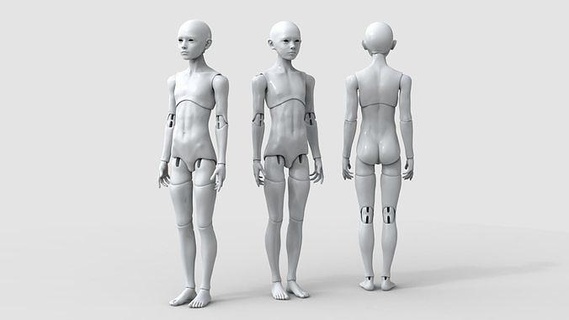 bjd doll boy cullen ball joint human 3d printing mannequin body structure art sculptures figure template jointed beautiful uniform character man toys 3d print model - Mito3D