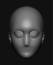 bjd la tête de sculpture loisirs-bricolage poupée jouet visage balljointeddoll caractère 3dprint l'homme l'anatomie marionnettes passe-temps le bricolage hobby main outils des à 3d print model - Mito3D