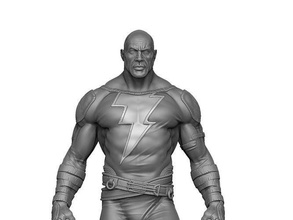 black adam 3d print stl captain america marvel comix avengers hulk ironman 3dprint toy figure sculpture batman joker dc games toys 3d print model - Mito3D