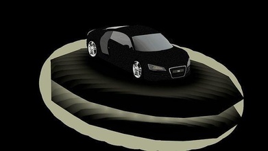 black audi r8 car automotive vehicle luxury drive wheel automobile lift tire hobby diy mechanical parts 3d print model - Mito3D