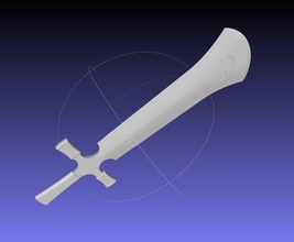 black clover demon destroyer sword printable assembly 3d printing toy weapon fantasy replica costume cosplay anime manga blade games toys 3d print model - Mito3D