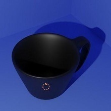 Preto copo lazer arte luz cena ar livre tampa casa acessórios 3d print model - Mito3D