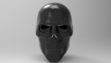 máscara preta capacete de impressão 3d hobby-diy o dia das bruxas horror dccomics cosplay preto vilão batman zumbi rosto a cabeça hobby diy outros 3d print model - Mito3D