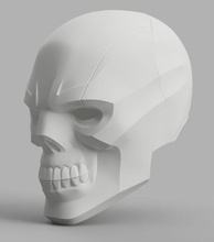 noir masque casque batman dccomique chaperon rouge jasontodd merle crâne loisir diy 3d print model - Mito3D