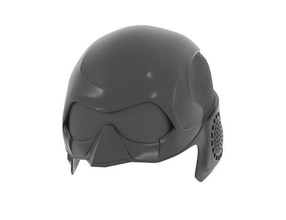negro casco niños cosplay chicos pasatiempo bricolaje diy 3d print model - Mito3D