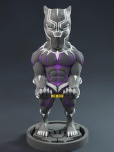 black panther cellphone joystick holder blackpanther playstation xbox gamer games toys game accessories 3d print model - Mito3D