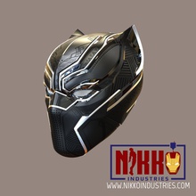 black panther civil war wakanda helmet blackpather african tchalla iron man avengers endgame thanos captain america 3dprint cosplay games toys 3d print model - Mito3D