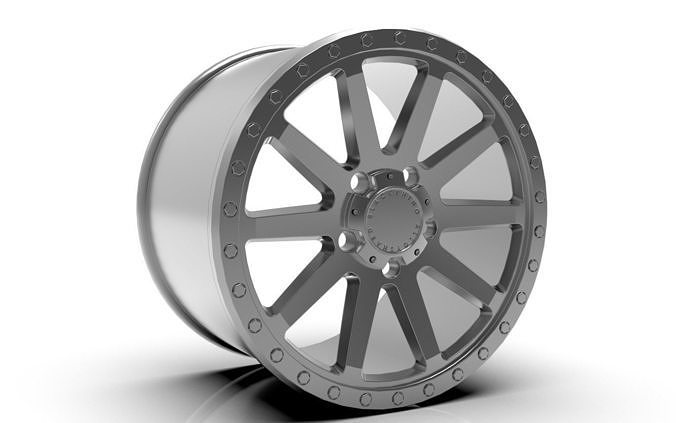 schwarz Nashorn Minze Glanz Graphit Rad Reifen amerikanisch Rennen Wagen LKW Hobby DIY Automobil 3D print model - Mito3D