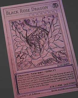 black rose dragon - yugioh anime art games toys yugi card manga duel yu gi oh konami sculptures 3d print model - Mito3D