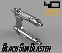 black sun twin barrel heavy blaster games-toys blacksun starwars scifi pistol gun games toys 3d print model - Mito3D