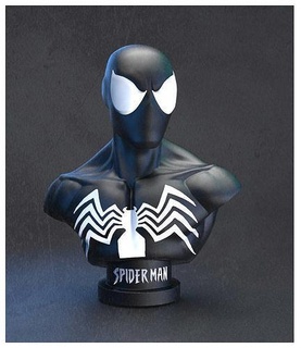 siyah ortakyaşam Örümcek Adam büst zehir süper kahraman şekil heykel hayret katliam çizgi roman örümcek adam mcu karakter heykeller Sanat oyuncaklar oyunlar Marvel romanları film 3d print model - Mito3D