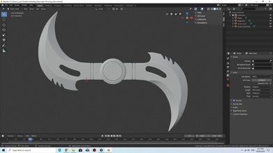 blade daywalkers throwing glaive marvel daywalker weapon prop movies hobby diy mechanical parts 3d print model - Mito3D