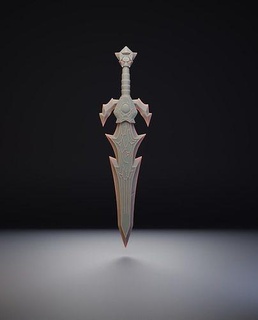 blade infamy sword - world warcraft weapon hyjal games toys board 3d print model - Mito3D