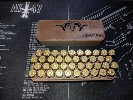 blaser ammo box tray 308 243 hunting hobby diy 3d print model - Mito3D