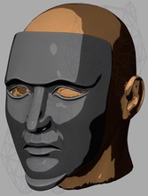blasfemo máscara cara casco juego cosplay impresión disfraz 3d juegos juguetes 3d print model - Mito3D