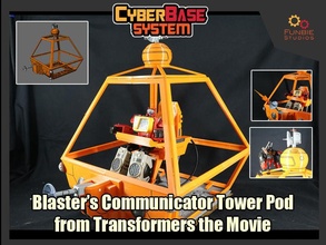 blaster communicator tower pod transformers movie communication games toys 3d print model - Mito3D