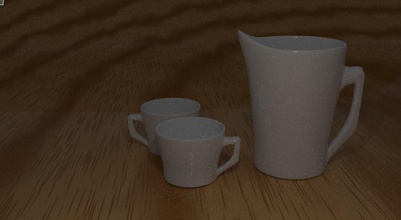 blender house cup glass tea design desktop kitchen dining 3d print model - Mito3D