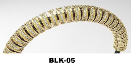 blk-5 gioielli braccialetto oro argento bracciali 3d print model - Mito3D