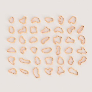 blob 2 polymer clay cutter set organic super natural form classic fashionable earrings minimalism shape jewell art stamp fondant printing house doh play jewelry 3d print model - Mito3D