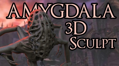 sang amygdale statue libre sculpter personnage âmes sombres hache démons action figure sculpture jeux jouets 3d print model - Mito3D