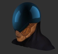 bloodsport suicide squad 3 bloodshot suicidesquad helmet cosplay blueprint 3dprint hobby diy 3d print model - Mito3D