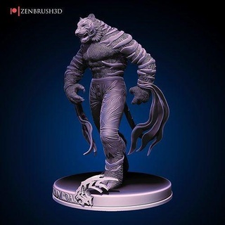bloody roar - shenlog xbox 360 xtreme playstation furry fight tekken king fighters monster beast tiger sculptures games toys board art 3d print model - Mito3D