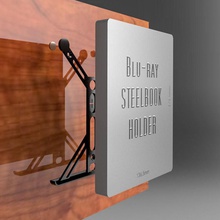 blu-ray steelbook holder homecinema blu ray magnetic display house hobby diy electronics 3d print model - Mito3D