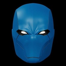 blue hood helmet red hoodie bat man comics props budwin cosplay white cartoon green hobby diy 3d print model - Mito3D