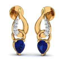 azul safira nó brinco pingente joalheria ouro prata anel diamante imprimível jóia jóias noivado gema branco esterlina brilhante moda pulseira 3d print model - Mito3D
