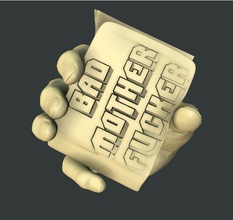 bmf cüzdan poz verebiliyor şekil el sanat elleri actionfigure printready heykeller 3d print model - Mito3D