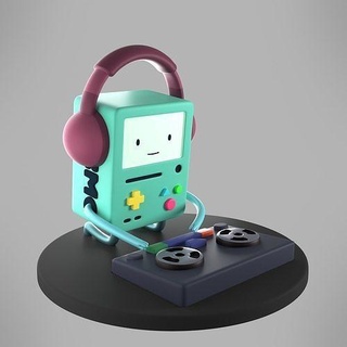 bmo dj Aventura Horadeaventura bmostl bmo3dmodel jogos brinquedos 3d print model - Mito3D