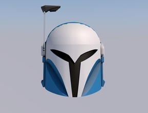 bo katan helmet star wars mandalorian madalor clone rebels rebel ashoka tano night owl cosplay armor hobby diy 3d print model - Mito3D