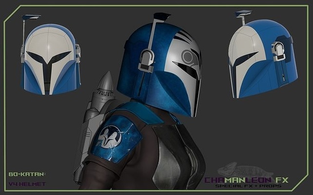 bo katan mandaloriano 3d imprimible cosplay casco bokatan guerra galaxias estrella guerras 3dprint búho nocturno arte escaneos réplicas armadura 3d print model - Mito3D