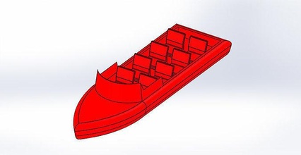 barca vendita giocattolo nave moto d'acqua giocattoli oceano acqua gli sport giochi gioco 3d print model - Mito3D