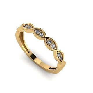 Boote Hochzeit Ring Silber Schmuck Gold druckbar Diamant Juwel Engagement Sterling Mode Platin engagem brillant Schönheit Ringe 3d print model - Mito3D