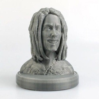 bob marley bust music statue portrait william art sculptures 3d print model - Mito3D