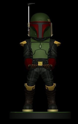 boba fett controle video game suporte jogos nerd xbox xboxone playstation guerra estrelas estrela brinquedos acessórios 3D print model - Mito3D