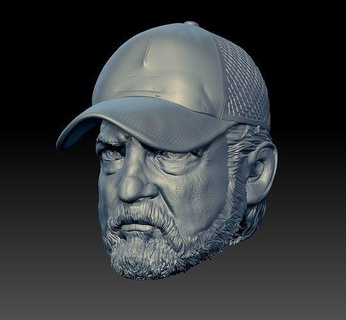bobby singer head toy action figure supernatural winchesters sam dean custom celebrity games toys 3d print model - Mito3D