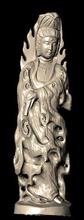 bodhisattva la joyería art escultura antiguo estatua artística de impresora oro astilla colgantes 3d print model - Mito3D