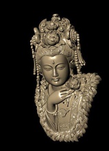 bodhisattva takı heykel taş katı geometrik Tanrı heykelciği Buda kolye 3d print model - Mito3D