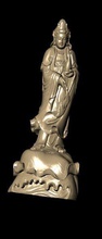 bodhisattva jewelry statue solid figurine buddha god bust pendants 3d print model - Mito3D