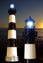 corps île phare éclairage navigation côte balise maison civique bâtiment port mer fresnel garde rive navire direction voile 3d print model - Mito3D