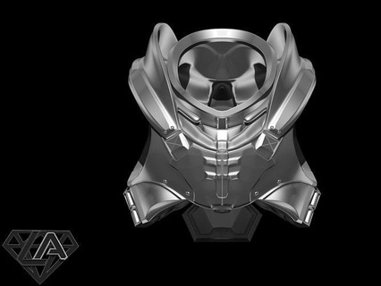 corpo armatura notte sentinella combattere maschera casco airsoft cosplay guerriero invasore cavaliere destino doomguy Giochi giocattoli gioco Accessori 3d print model - Mito3D