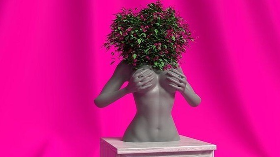 corpo vaso 5 amante impianti arte umano fiore casa piantagione pianta pentola vasi giardinaggio giardino albero arredamento sculture 3d print model - Mito3D