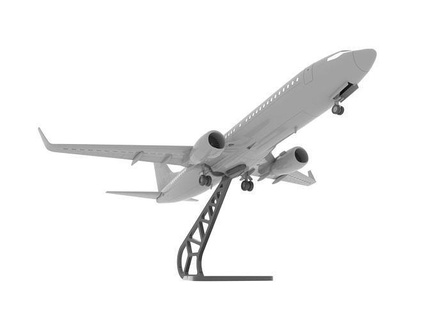 Boeing 737 800 uçak yolcu uçağı ölçek Yazdır baskı birleştirme hava Yolları 737800 b737 hobi kendin yap el araçlar 3d print model - Mito3D