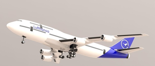 boeing 747 8 3d modell drucken on solidworks stl wissenschaft ingenieurwesen 3d print model - Mito3D